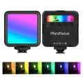 Minifocus Full Color RGB LED Video Light 2500K-7000K 800LUX Mini Fill 3 Cold Shoe 1800mAh Type-C Pocket Camera Hot Shoe Light. 