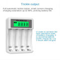 PUJIMAX LCD Display Smart Intelligent Battery Charger With 4 Slots For AA/AAA NiCd NiMh Rechargeable Batteries aa/aaa Charger. 