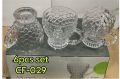 Glass cup only. Heavy quality. 6 pieces set. 