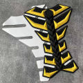 Universal Fuel Tank Sticker for Motorcycle Tank Pad 3D Fish Bone Mat Oil Gas Tank Motorcycle Cover Decal Decoration. 
