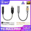 QKZ TC-MAX Pro HiFi DAC USB Type C To 3.5mm Headphone Amplifier Audio Decoder IEM AMP Mobile Phone Adapter CX31993 32bits/384kHz. 