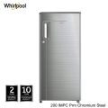 Whirlpool 185 Litres Direct Cool Single Door Refrigerator (200 IMPC Prm Chromium Steel). 