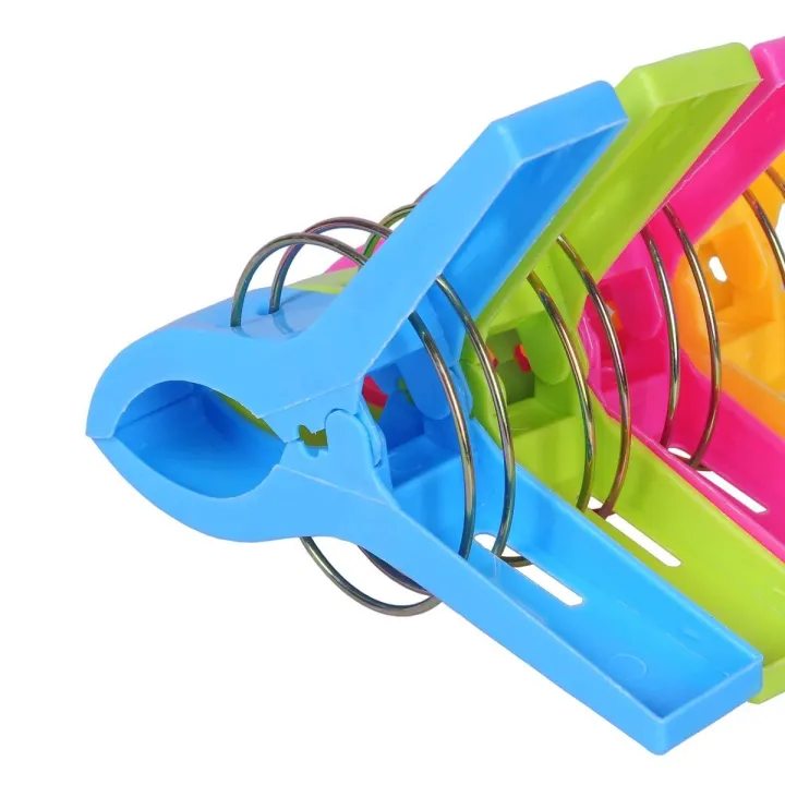 Beach%20Towel%20Clips%20Chair%20Clips%20Towel%20Holder,Plastic%20Clothes%20Pegs%20Hanging%20Clip%20Clamps,%20Yellow,blue,green,red%20-%20Image%202