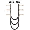 1/3/6PCS Electric Guitar Effect Pedal Patches Cable/6.35mm Flat Cord/Low Noise Shielded Cable/Pedal Board Cable(15/30/50CM).
