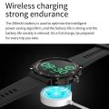 x5 Pro max smart watch with chain strap and adjuster with wireless charger and many features on it with a round dial. 