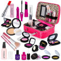 Pretend Makeup Kit for Girls, Pretend Play Makeup Set for Kids - with  Birthday Makeup Bag, Toy Makeup Set for Toddlers. 