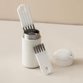 1pc Keyboard Cleaning Brush Bendable Cup Cover Groove Gap Brush. 
