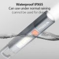 Smiling Shark SD1023 LED Multifunctional Flashlight with Hook Camping Light USB Rechargeable Zoomable. 