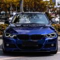 Gentian Blue Metallic Car Sticker Car Wrapping Film PET Sticker Bubble Free Auto Decals Car Accessories Exterior Decoration.
