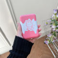 Pink rabbit pattern Appearance Suitable for iphone Original external battery protection cover and charging treasure case. 