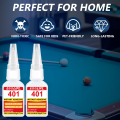 Newly upgraded professional super glue for cue stick repair, excellent adhesion, waterproof, simple operation and easy to carry.. 