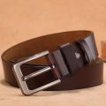Men Genuine Leather Belts High Quality Pin Buckle Waist Straps Belt  for Men LONG Large 110 120 130 140 150 160 170cm Plus Size. 