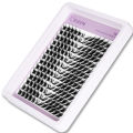 DIY Lash Clusters Cat Lashes Winged End Eye Elongated Eyelashes Extension Manga Eye Makeup.