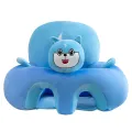 Cute Cartoon Animal Baby Feeding Chair Case Safety Soft Plush Baby Support Seat Case Learning To Sit for Toddlers Without Filler. 