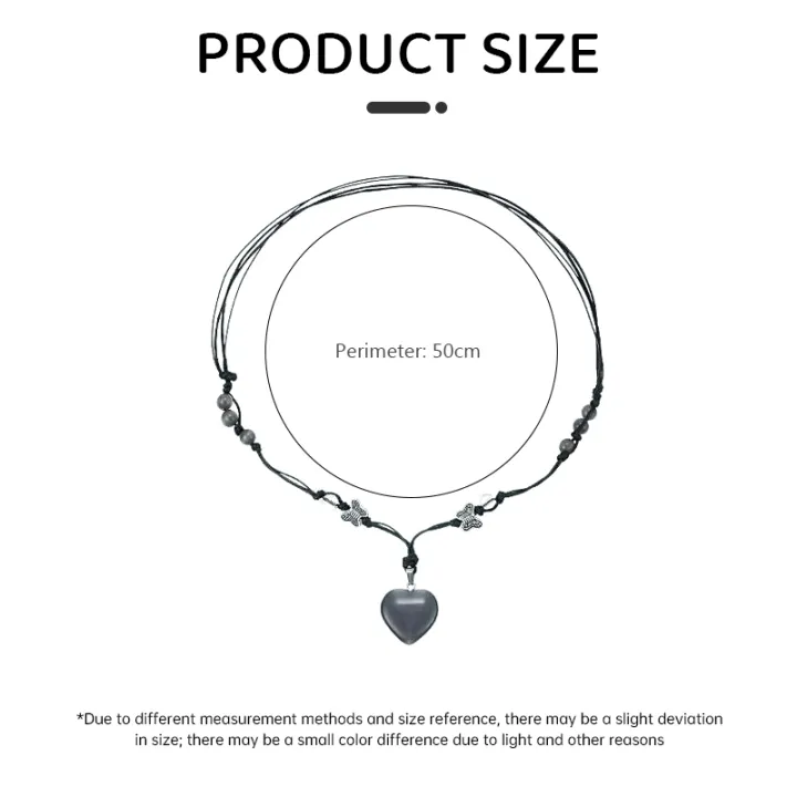 Korean%20beads%20love%20necklace%20dark%20heart%20sweet%20butterfly%20style%20cool%20light%20luxury%20clavicle%20chain%20adjustable%20-%20Image%209