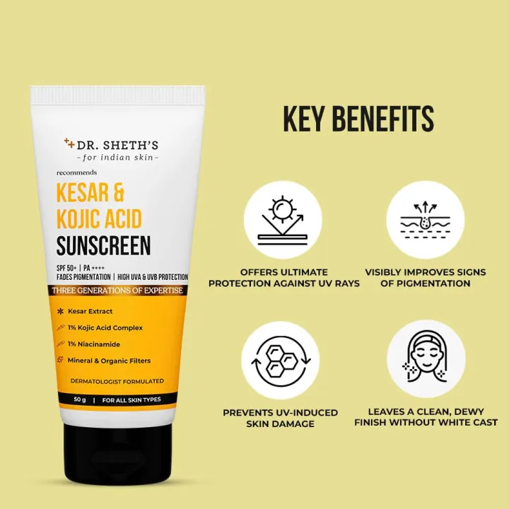 Dr.%20Sheths%20Kesar%20&%20Kojic%20Acid%20Sunscreen%20with%20SPF%2050+%20PA++++%2050gm%20-%20Image%203