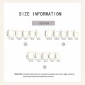 10pcs Women Cat's Eye Gradient Colored Press on Nails False Nails Square Head Girl Lady Press on Nail Wearable Detachable. 