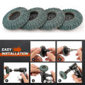 5Pcs 50mm Zircon Arc Fillet Abrasive Flap Wheel Polishing Flap Disc Quick-change Grinding Wheel For Polishing  Surface Deburring. 