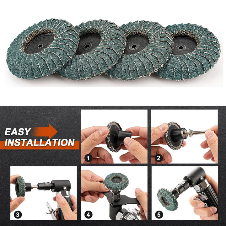 5Pcs%2050mm%20Zircon%20Arc%20Fillet%20Abrasive%20Flap%20Wheel%20Polishing%20Flap%20Disc%20Quick-change%20Grinding%20Wheel%20For%20Polishing%20%20Surface%20Deburring%20-%20Image%205