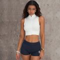 Summer Sports Outdoor Quick Drying Underwear Women Fashion Stand Collar Vest Gym Exercing Running Tops Yoga Fitness Sportwear. 