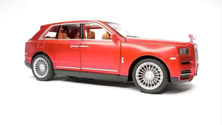 Remote Control Car, Rolls Royce Cullinan Series By HCF, 1:22 Scale Die Cast, Openable Door, Bonnet, Booth, Humidity Fire Exhaust, Chargeable Battery
