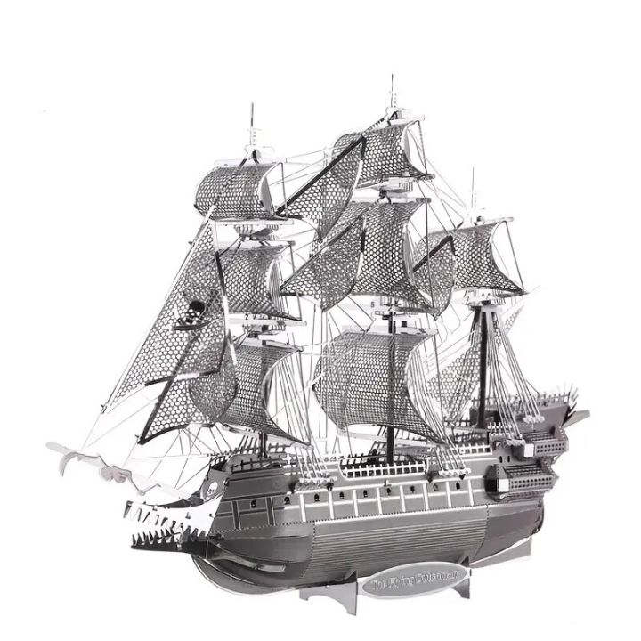 Flying Dutchman 3D Metal Puzzle Model Kits DIY Laser Cut Puzzles Jigsaw ...