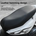 Motorcycle Seat PU Leather Cover Waterproof Dustproof Sunscreen Motorbike Scooter Cushion Seat Cover Protector Cover Accessories. 