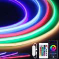 Tuya COB LED Strip Light 5V USB Smart WIFI Strip Lights Tape Addressable Flexible RGBIC APP Control Support Alexa  Home. 