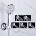 Rabbit mall shower set, high pressure shower set, 5 adjustable pressure shower set with shower + 1.5 strap + hanger. 