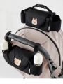 Baby stroller hanging bag cartoon bear storage bag Stroller basket hanging bag baby roller. 