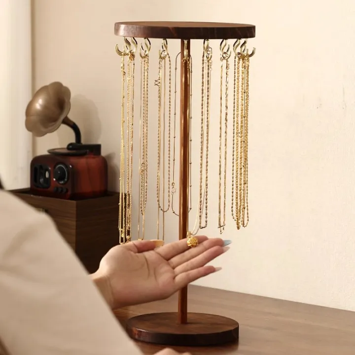 Jewelry%20Holder%20Stand,%20Necklace%20Organizer%20Rack,%20Wood%20Display%20Storage%20for%20Necklaces,%20Bracelets,%20Rings,%20Earrings%20-%20Image%205