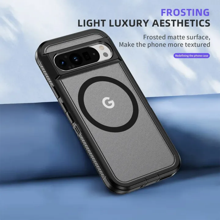 Matte%20Magnetic%20Phone%20Case%20for%20Google%20Pixel%209%20Pro%208%20Pro%208A%20PC%20Frame%20+TPU%20Back%20Cover%20Double%20Layer%20Toughness%20Protection%20Armor%20Cases%20-%20Image%205