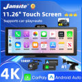 10/11.26 Inch 4K DVR Wireless CarPlay & Android Auto Dash Cam Bluetooth Audio GPS Navigation Dashboard Dual Lens Video Recorder. 