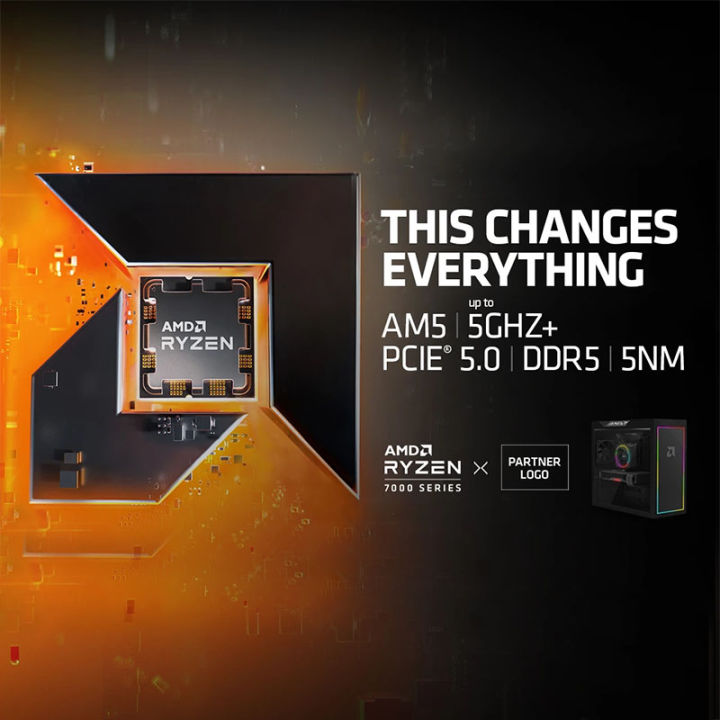 AMD%20Ryzen%205%207600X%20Boxed%204.7%20GHz%206-Core%2012%20Threads%20PCIE%205.0%20105W%20CPU%20Processor%205NM%20L3=32M%20100-000000593%20AM5%20Gaming%20Processor%20-%20Image%203