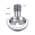 1/4 "-20D shaft D-ring screw mount adapter tripod camera tripod mount camera tripod mount screw 1/4"-20D shaft D-ring mounting screw adapter tripod monopod quick release plate camera fixing scre. 