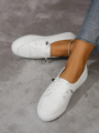 2024 Spring/Summer Fashion New Mesh Shallow Mouth Casual, Comfortable and Breathable Round Toe Flat Walking Sports Shoes.