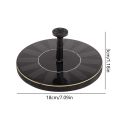 Solar Fountain Pump Floating Solar Panel Bird Baths Water Fountain with 4 Nozzles For Garden Outdoor Water Pool Pond Decor.