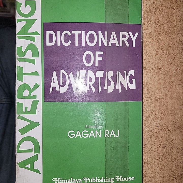 Dictionary of Advertising By Gagan Raj