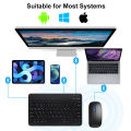 EMTRA Wireless Keyboard Bluetooth Keyboard and Mouse For iPad Air 5 Pro 12.9 Tecaldo Bluetooth For Xiaomi Samsung iPad Keyboard. 