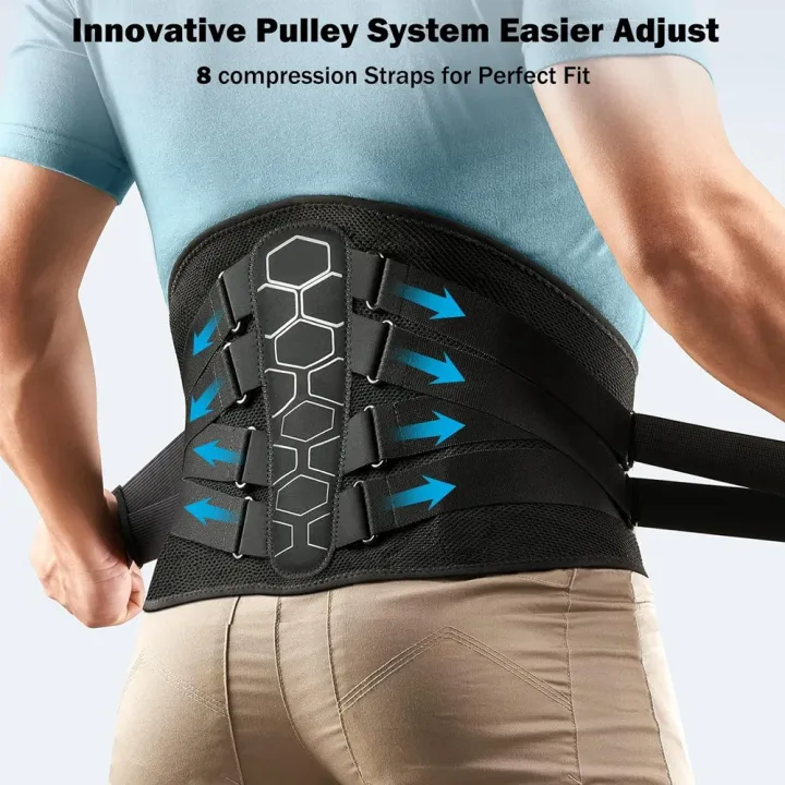 1PCS%20Back%20Brace%20for%20Lower%20Back%20Pain%20Relief%20with%20Pulley%20System,Lumbar%20Support%20Belt%20for%20Men%20Women%20with%20Lumbar%20Pad,Ergonomic%20Design%20-%20Image%204