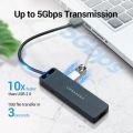 Vention USB Hub Multi USB Splitter 4 USB Port 2.0 with Micro Charge Power for Lenovo Xiaomi Macbook Pro PC Hub C USB 3 0. 