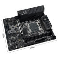 MACHINIST X99 V9S Motherboard Support TPM2.0 LGA 2011-3 Xeon E5 CPU DDR4 RAM C612 Chip with 3*NVME M.2 Slot SATA3.0 USB3.0.