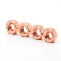 10pcs T2 Copper Hex Nuts Conductive Locking Nuts for Electrical Grounding M3 M4 M5 M6 M8 M10 M12 M16. 