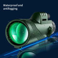 Portabl Powerful 80X100 HD Monocular 50000M Long Range Zoom With Tripod Phone Clip For Outdoor Hunting Camping Tourism.