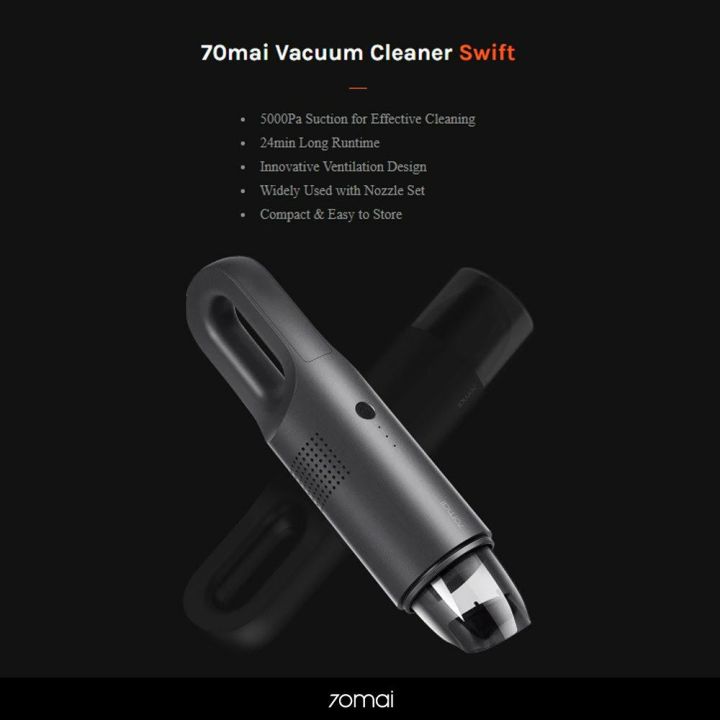 70mai Handheld Car Vacuum Cleaner Swift Midrive