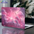 Pack of 2 Pink Sky Pattern Laptop Art Decal Case, Universal Laptop Skin Sticker for Laptops, Cars, Helmets, Motorcycles,.