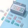 Cyrstal Clear Pencil Eraser  Colorful Transparent Erasers for Artist Students School Supplies. 