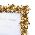 Photo frame | Floral edge photo frame | Polyresin Photo Frame | golden photo frame |  American Style Rose Photo Frame Rose Gold Modeling Creativity Light Luxury Setting  Photo Frame Picture Frames. 