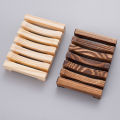 Natural Bamboo Soap Holder Wooden Bathroom Soap Storage Rack Prevent Mildew Soap Draining Box Organizers Bathroom Accessories. 
