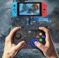 wireless game controller EasySMX 9110 rechargeable ergonomic design ergonomic size vibration function Turbo button computable with PC Nintendo switch Ps3 Android Steam very high quality game controller black color. 